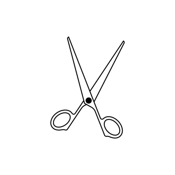 Ножиці Іконок Шаблон Дизайну Векторні Ізольовані Ілюстрації — стоковий вектор