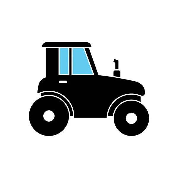 Modèle de conception d'icône tracteur illustration vectorielle isolée — Image vectorielle