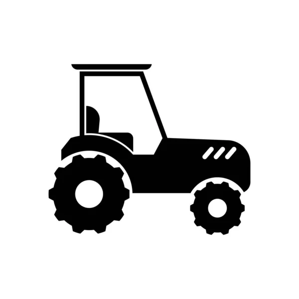 Tractor icono diseño plantilla vector aislado ilustración — Vector de stock