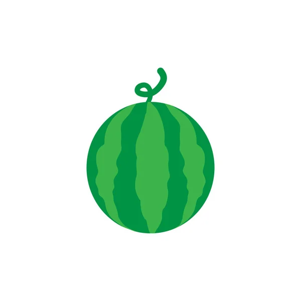 Wassermelone Icon Design Template Vektor isolierte Illustration — Stockvektor