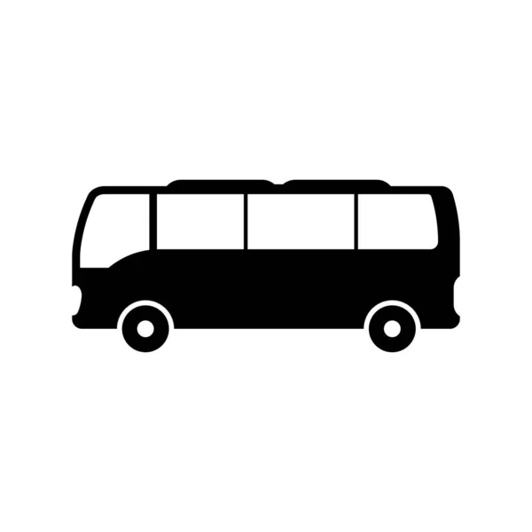 Bus-Symbol-Design-Vorlage Vektor isolierte Abbildung — Stockvektor