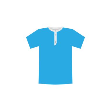 Tshirt simgesi tasarım şablonu izole edilmiş vektör illüstrasyonu