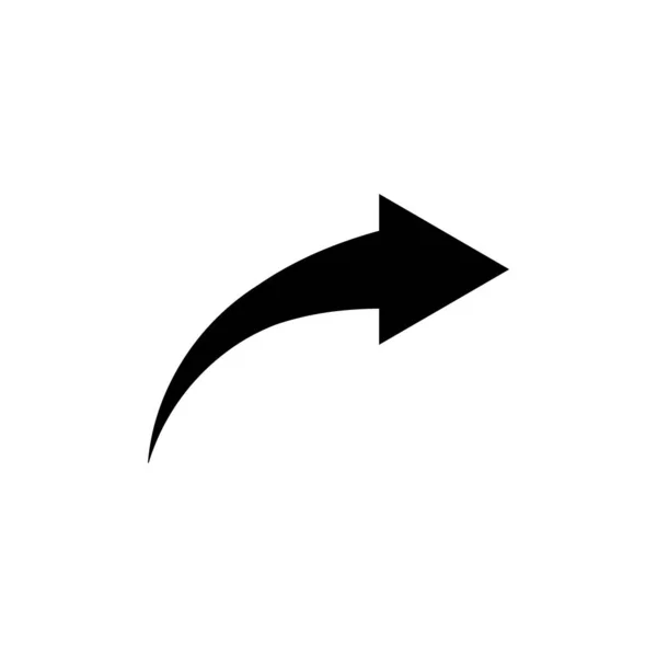 Icono Flecha Diseño Plantilla Vector Ilustración Aislada — Vector de stock