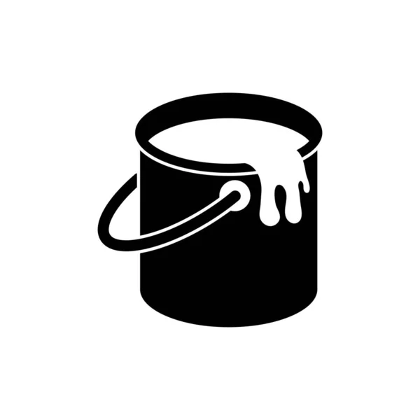 Painting bucket icon design template vector isolated illustration — стоковый вектор
