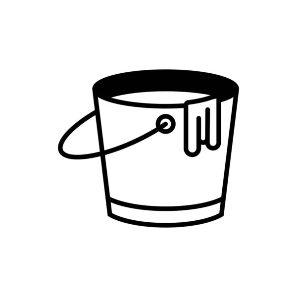 Painting bucket icon design template vector isolated illustration — Stockvektor