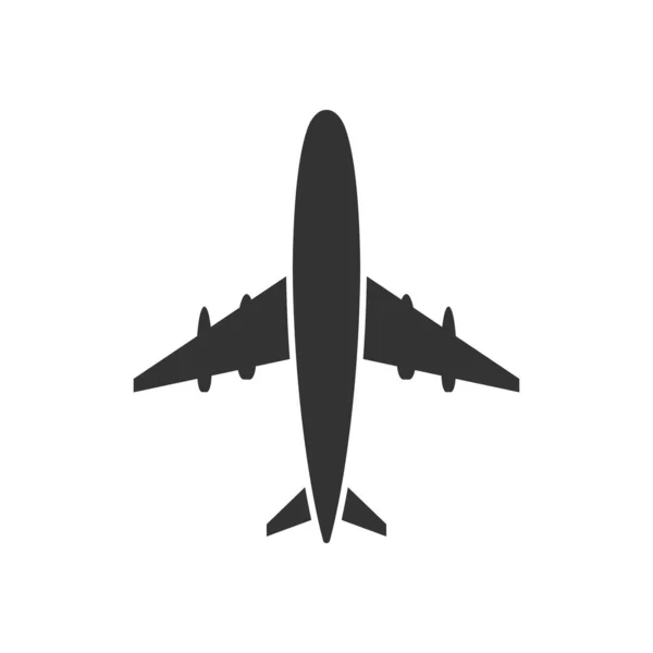 Plane Icon Design Template Vector Isolated — стоковый вектор