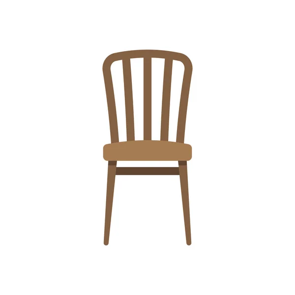 Ilustração Isolada Vetor Modelo Ícone Cadeira —  Vetores de Stock