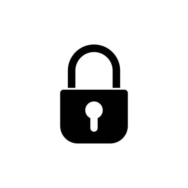 Padlock Icon Design Template Vector Isolated — Stock Vector