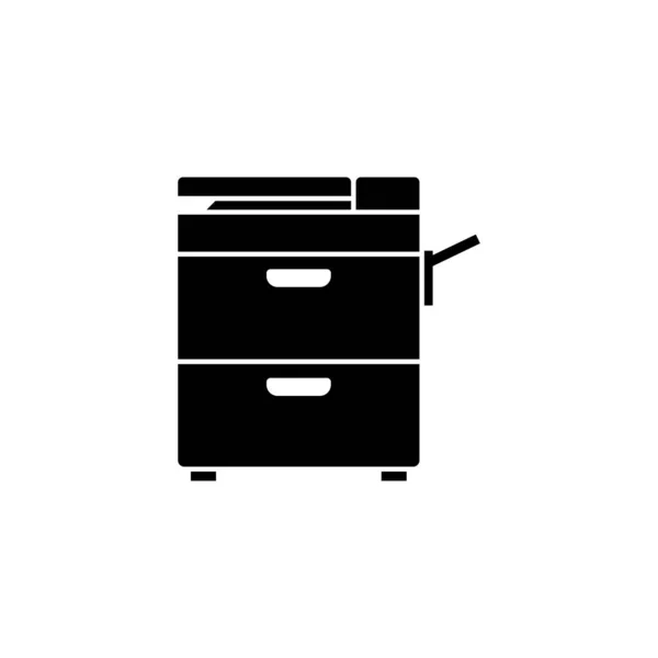 Photocopy Machine Icon Design Template Vector Isolated — Stockvektor