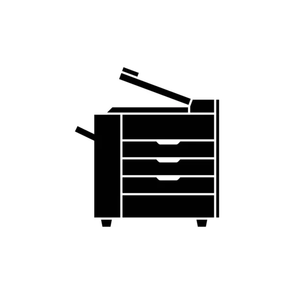 Photocopy Machine Icon Design Template Vector Isolated — Stockvektor