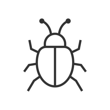 Hata simgesi tasarımı şablonu izole edilmiş vektör illüstrasyonu