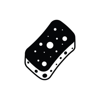 Sünger simgesi tasarım şablonu vektör izole 