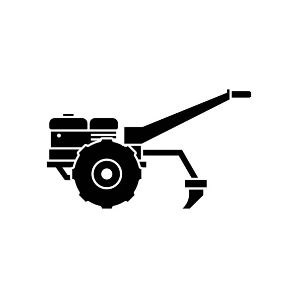 Walk tractor icon design template vector isolated illustration — Stock Vector