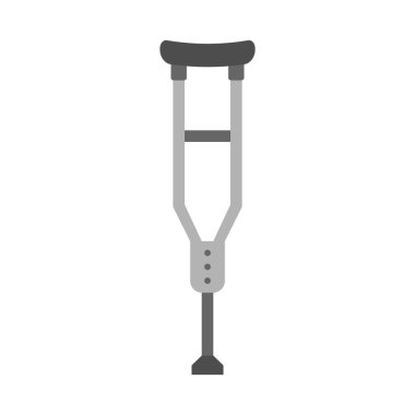 Crutch icon design template vector isolated