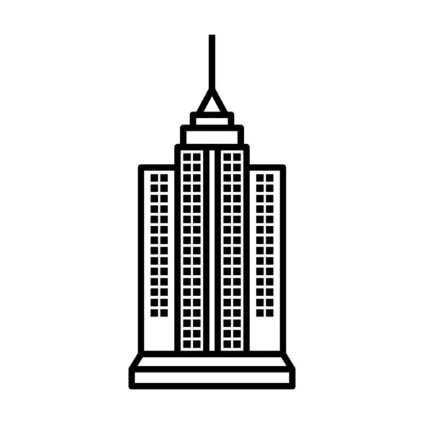 Skyscraper icon design template vector isolated — Stockvektor