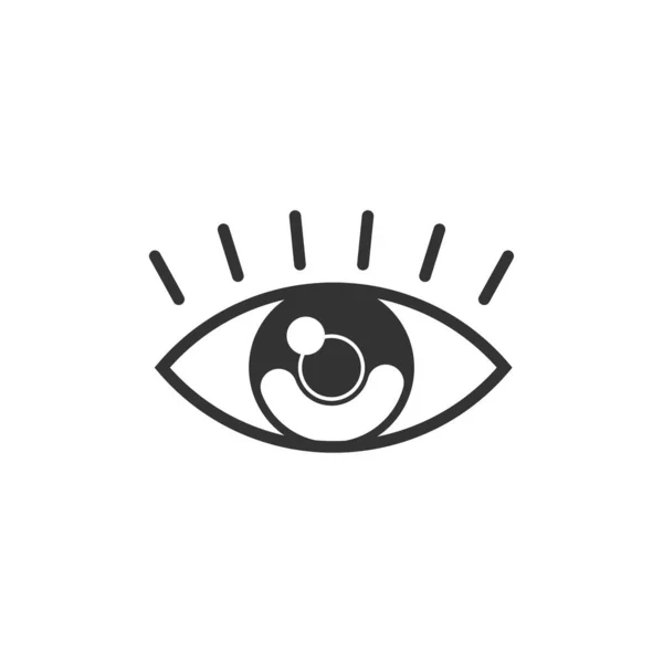 Isolierter Vektor Für Augensymbole — Stockvektor