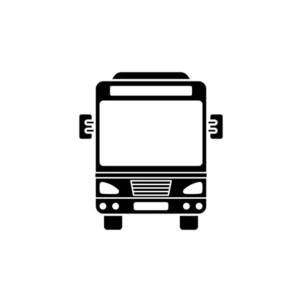 市バスのアイコンデザインテンプレートベクトル孤立 — ストックベクタ