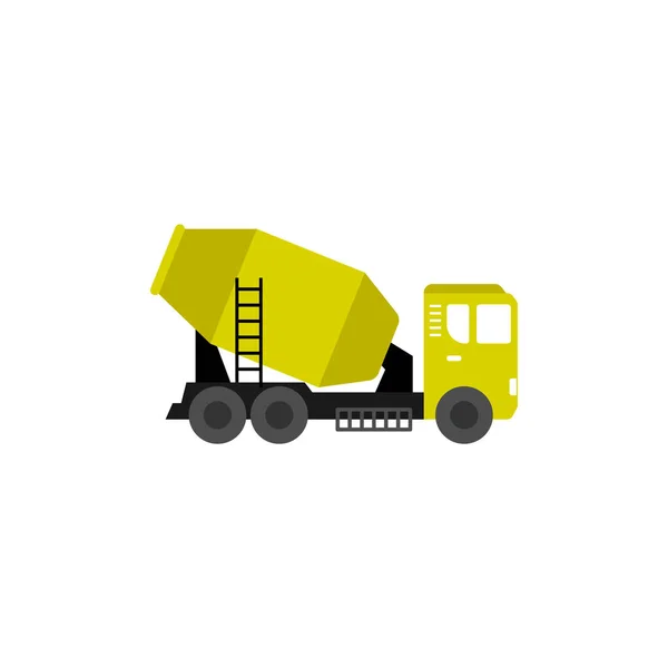Cement Truck Ikona Design Šablona Vektor Izolován — Stockový vektor