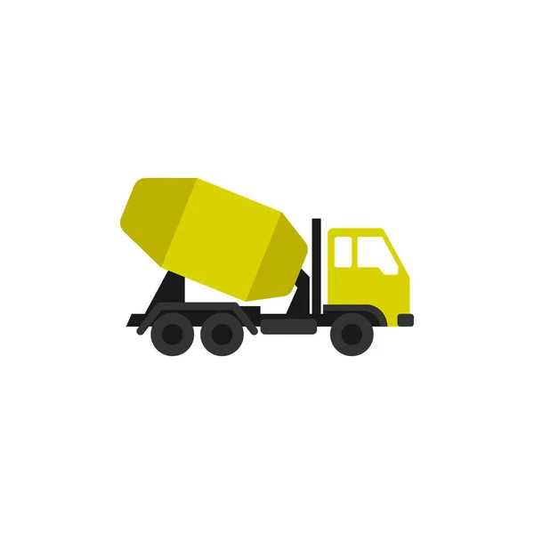 Cement Truck Ikona Design Šablona Vektor Izolován — Stockový vektor