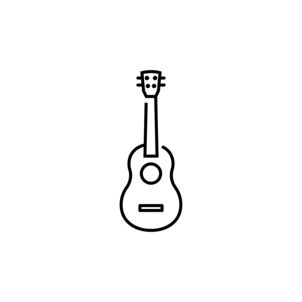 Ukulele Icon Design Template Vektor Isoliert — Stockvektor