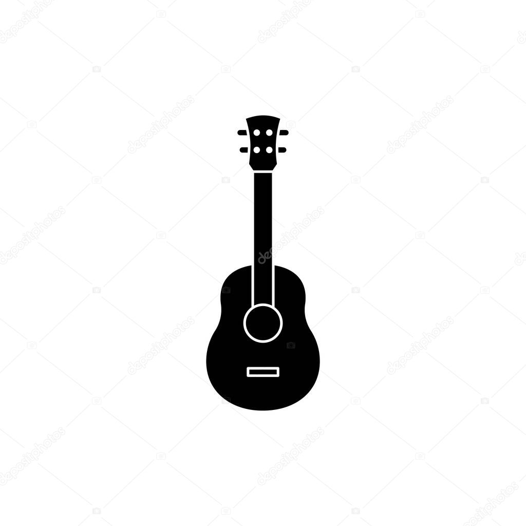 Ukulele icon design template vector isolated