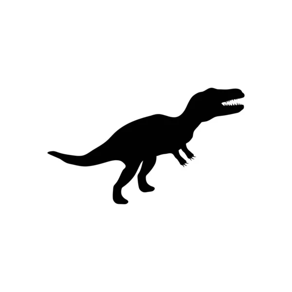 Dinoszaurusz Őskori Állat Ikon Design Sablon Vektor — Stock Vector