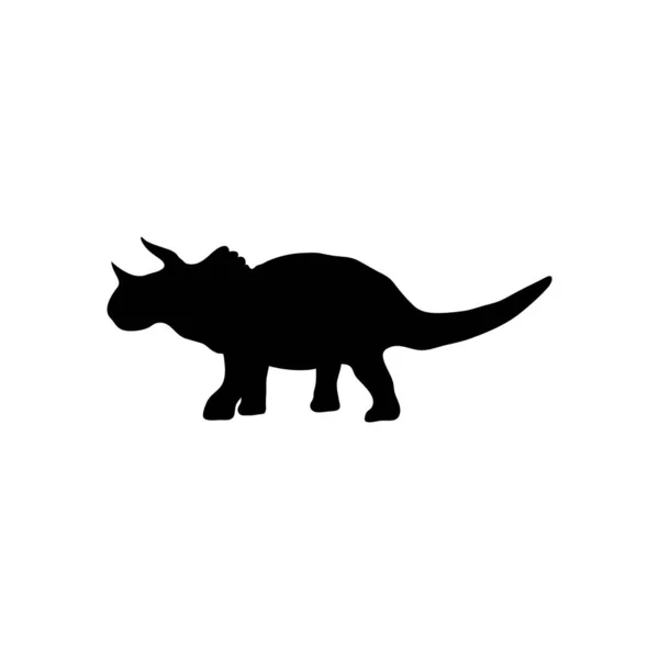 Dinosaur Prehistoric Animal Icon Design Template Vector — Stock Vector