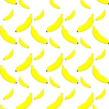 Banan arkaplan kare tasarım şablonu vektörü