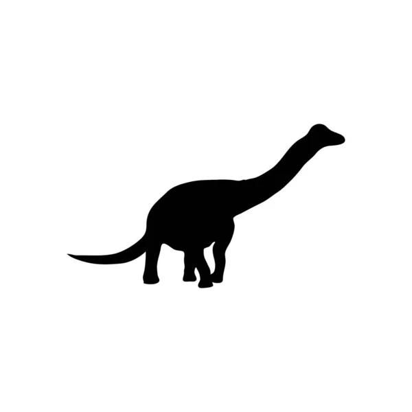 Dinosauro Preistorico Animale Icona Modello Vettoriale — Vettoriale Stock