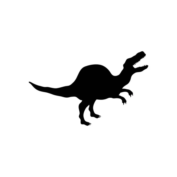 Dinosaurie Förhistoriska Djur Ikon Design Mall Vektor — Stock vektor