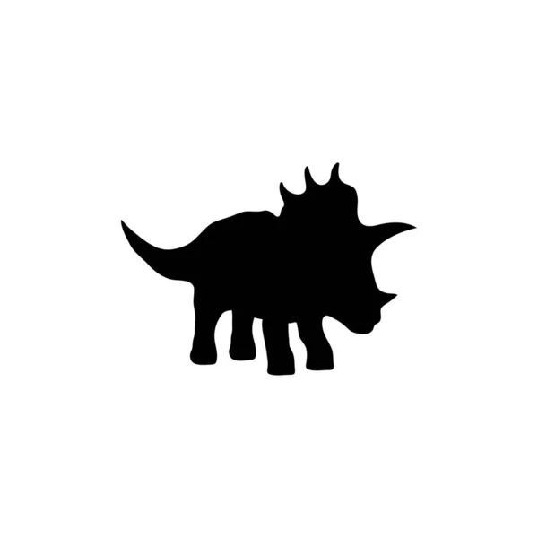 Dinosaur Prehistoric Animal Icon Design Template Vector — Stock Vector