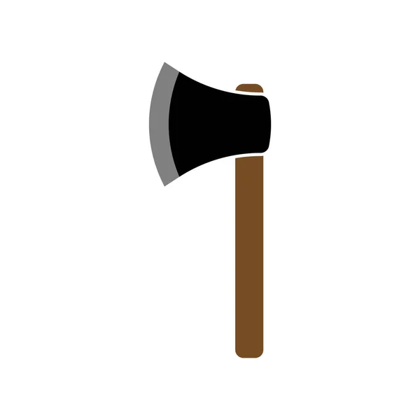 Axe Icon Design Modello Vettoriale Isolato — Vettoriale Stock