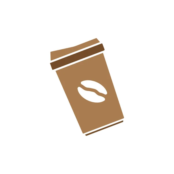 Kaffeetasse Ikone Design Vorlage Vektor Isoliert — Stockvektor