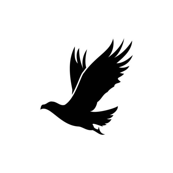 Águila Volando Icono Diseño Plantilla Vector Aislado — Vector de stock
