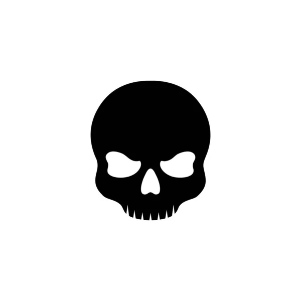 Calavera Icono Diseño Plantilla Vector Aislado — Vector de stock