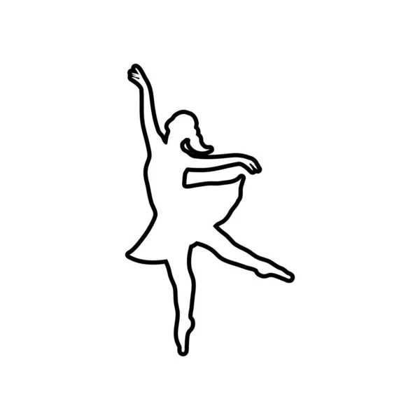 Танцюючий Шаблон Дизайну Піктограм Вектор Ізольовано — стоковий вектор
