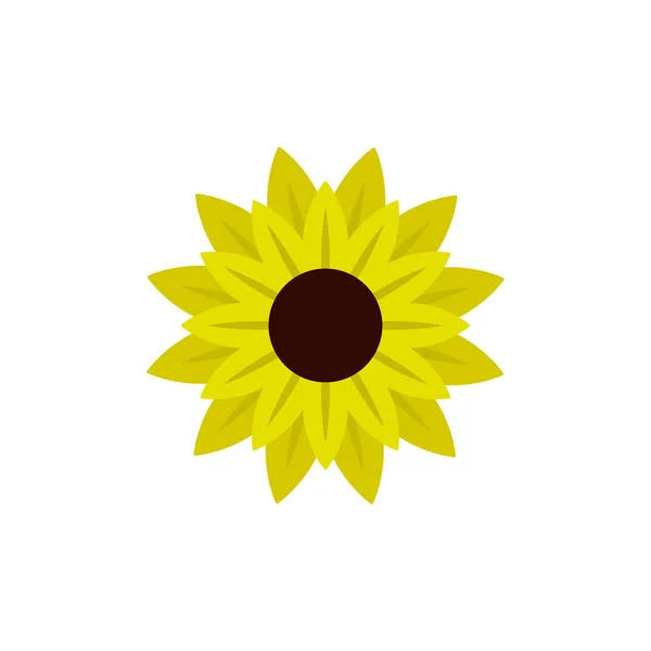 Sunflower Icon Design Template Vector Isolated — Stock Vector