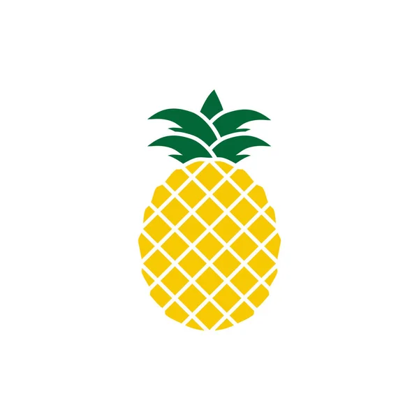 Ananas-Symbol-Design-Vorlage Vektor isolierte Illustration — Stockvektor