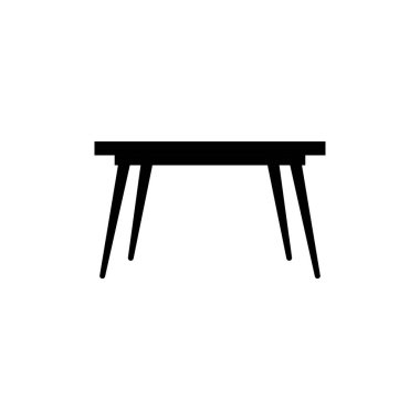 Tablo simgesi tasarım şablonu izole edilmiş vektör illüstrasyonu