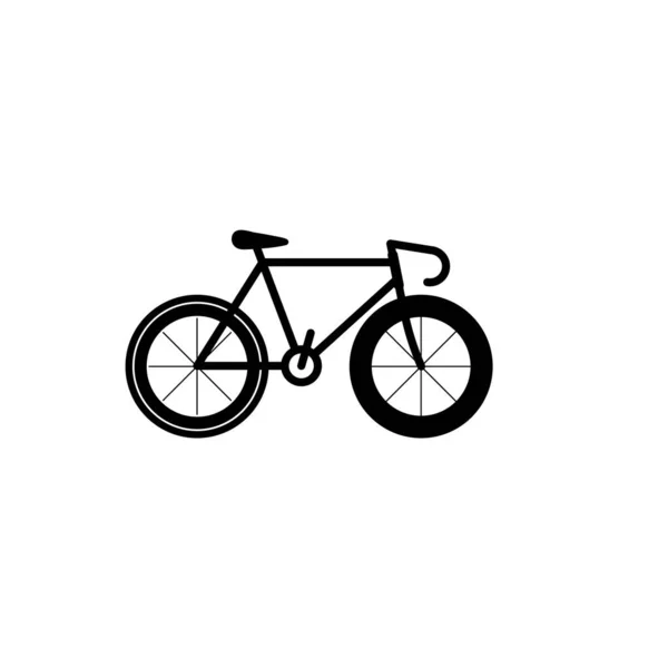 Bisiklet simgesi tasarım şablonu izole edilmiş vektör illüstrasyonu — Stok Vektör