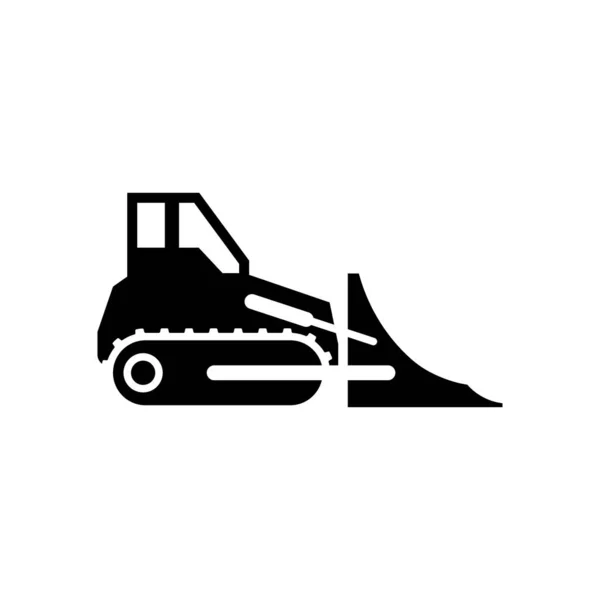 Bulldozer Symbol Design Vorlage Vektor Isolierte Illustration — Stockvektor