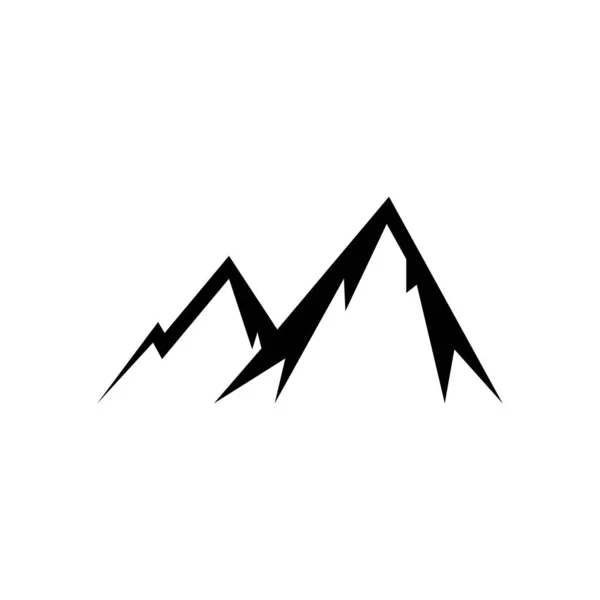 Mountain Icon Ontwerp Sjabloon Vector Geïsoleerde Illustratie — Stockvector