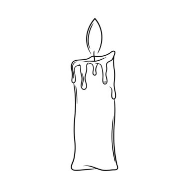 Mum satırı sanat resimleme simgesi 
