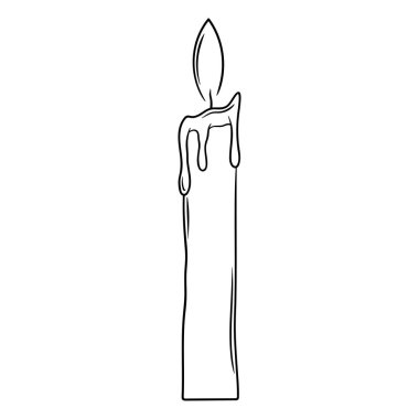 Mum satırı sanat resimleme simgesi 