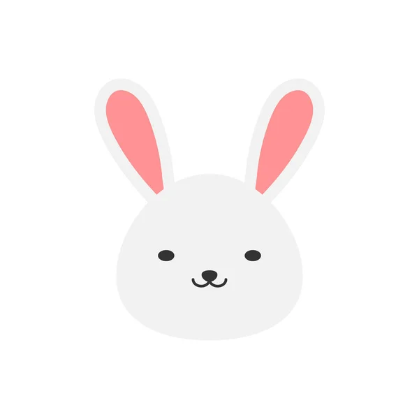Векторний шаблон дизайну ілюстрації іконки для кліпси для тварин кролика — стоковий вектор