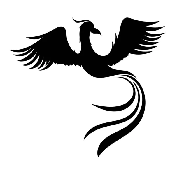 Phoenix Bird Icon Design Template Ilustration Vector — Image vectorielle