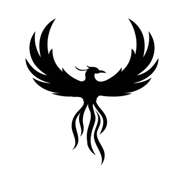 Phoenix Bird Icon Design Template Ilustration Vector — стоковый вектор