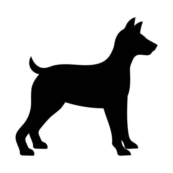 Dog Icon Design Ilustration Template Vector — 스톡 벡터