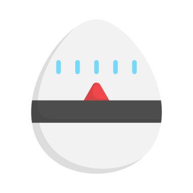 Mutfak Zamanlayıcısı simgesi tasarım şablonu çizimi