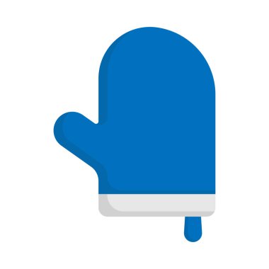 Eldiven ikonu tasarım şablon çizimi